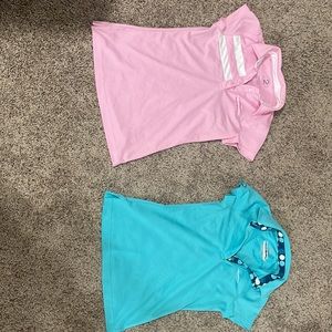 These are very comfortable collard shirts that you can go anywhere in!